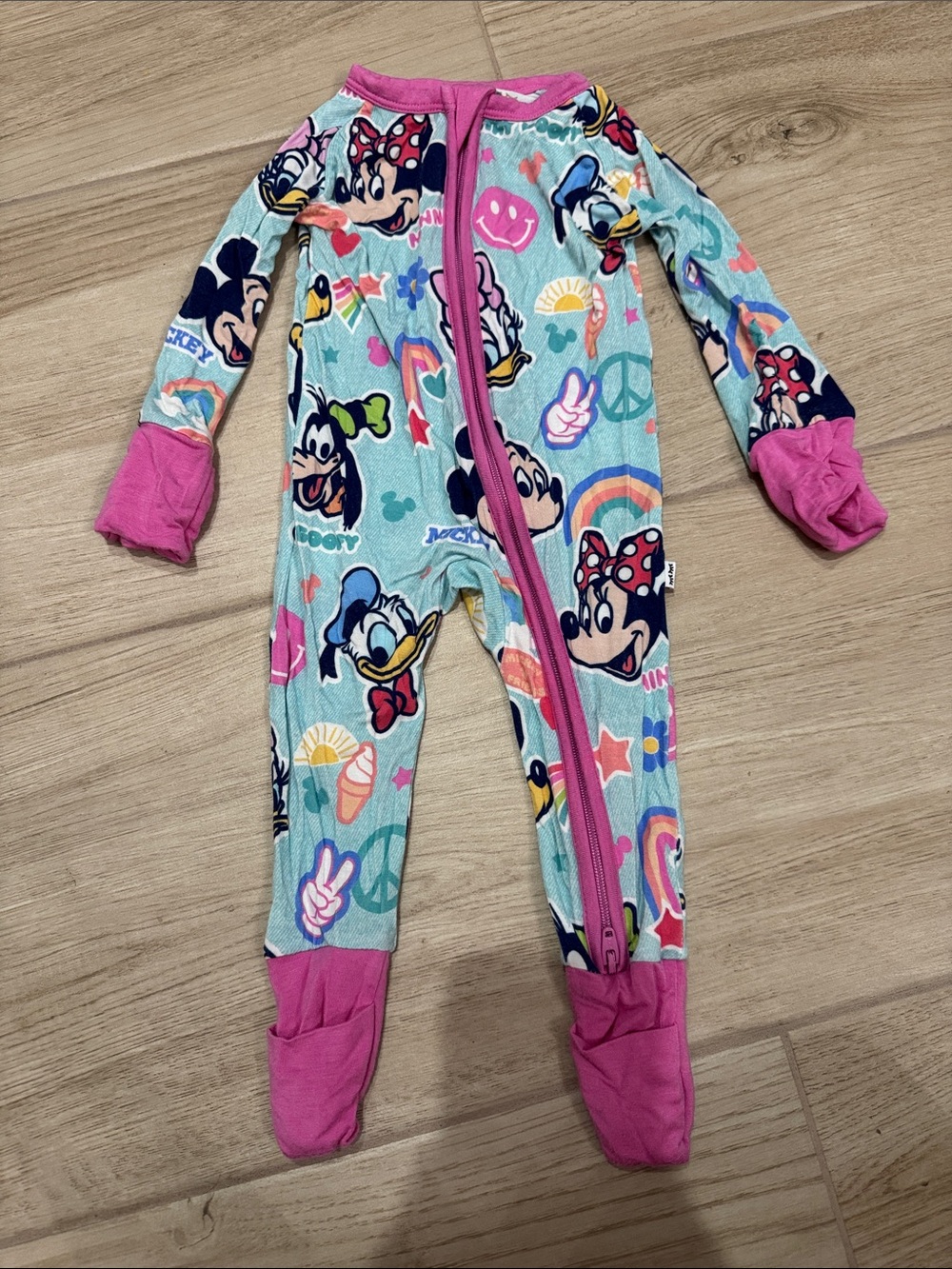 Little Sleepies Mickey & Friends Zippy 0-3 months